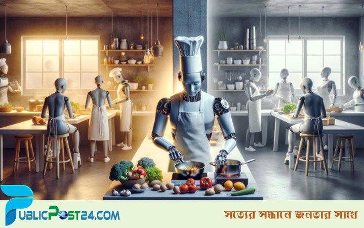 জার্মানিতে রোবট বাবুর্চি দিনে ৩ হাজার বার রান্না করতে পারে