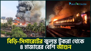 বিড়ি-সিগারেটের জ্বলন্ত টুকরা থেকে ৪ হাজারের বেশি আগুন