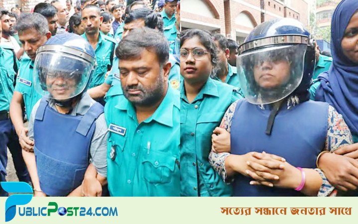 খোশগল্পে সাংবাদিক দম্পতি: রিমান্ডের মধ্যেও ফারজানার প্রশ্ন