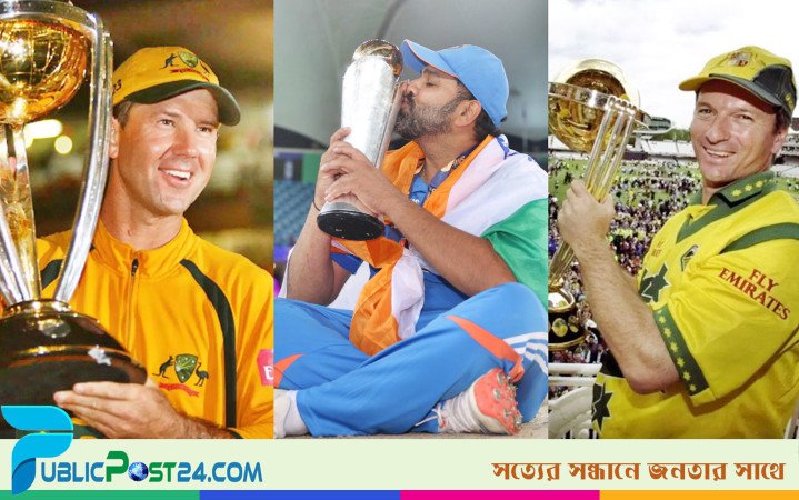 পন্টিং-স্টিভ ওয়াহকে সরিয়ে সর্বকালের সেরা অধিনায়কের আসনে রোহিত