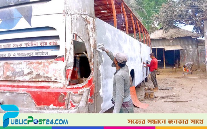 ঈদযাত্রায় লক্কড়-ঝক্কড় গাড়ি মেরামতের হিড়িক